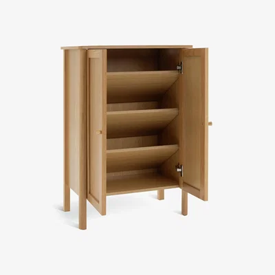 Habitat Habitat Kent 2 Door Shoe Storage Cabinet - Oak