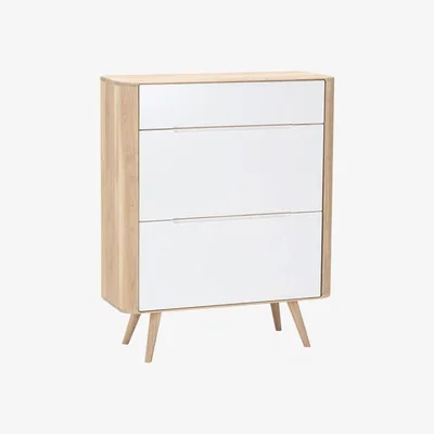 Heal's Gazzda Ena Shoe Cabinet Oak - Heal's UK Furniture