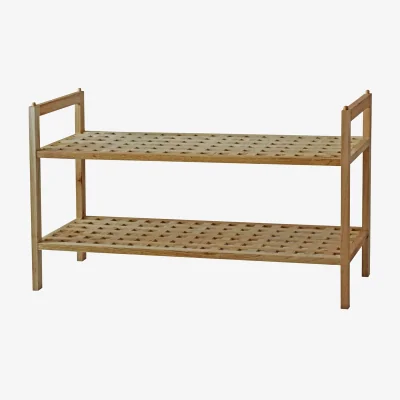Homebase Shoe Rack - Walnut