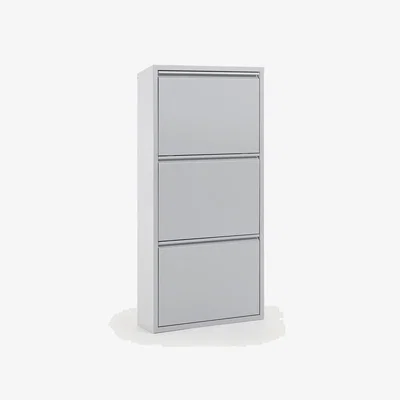 Kave Home Shoe rack Ode 50 x 103 cm 3 doors grey