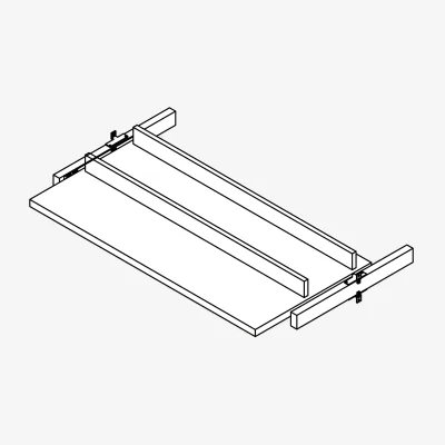 Kave Home Krea pull-out shoe shelf 880-1031 mm