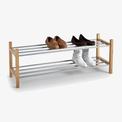 La Redoute Bamboo 2-Tier Shoe Rack