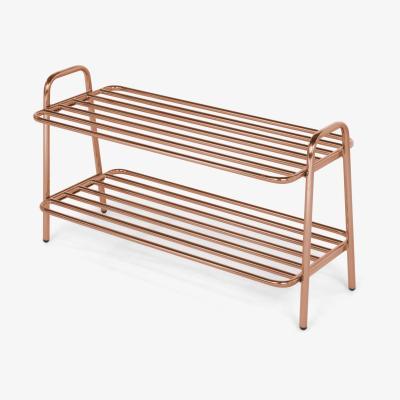 Made.com Alana Shoe Rack, Copper