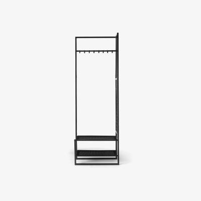 Made.com Hugin Coat Rack & Shoe Storage, Black
