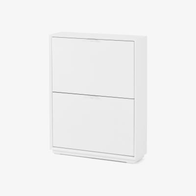Made.com Marcell Small Shoe Storage Cabinet, White