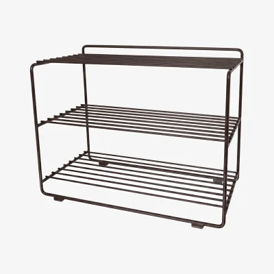 Nordic Nest Maze Downtown shoe rack Dark mocha