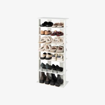 The Range 7 Tiers Tall Shoe Rack Storage Shelf - White