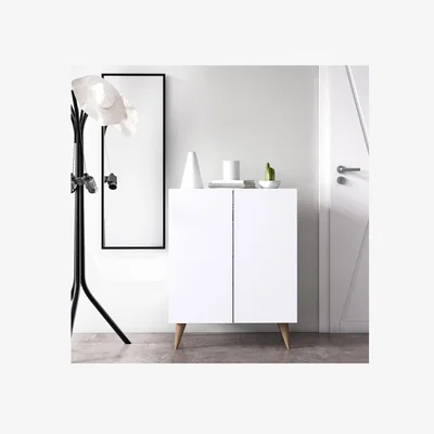 The Range Forte Shoe Rack Storage Cabinet  - White