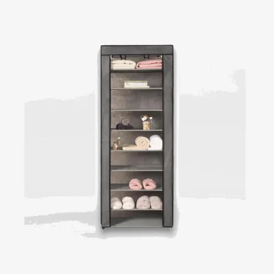 The Range 9 Tier Shoe Storage Rack - Grey