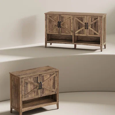 The Range VASAGLE Shoe Cabinet, Hallway Storage, 120x35x70.5cm - Warm Brown