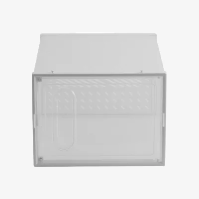 The Range 12x Transparent Stackable Shoe Storage Boxes - White