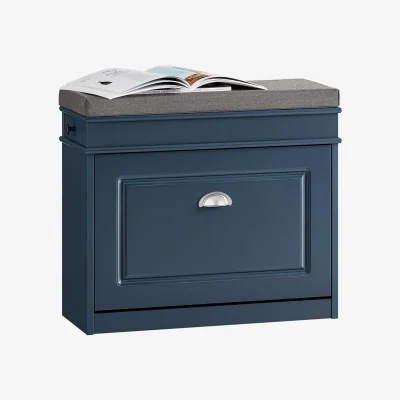 The Range Shoe Cabinet with Flip-drawer - Blue