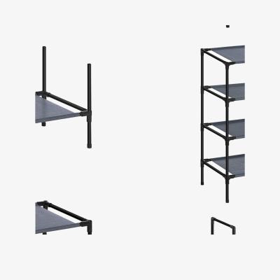 The Range SONGMICS 4-Tier Space-Saving Shoe Rack - Grey