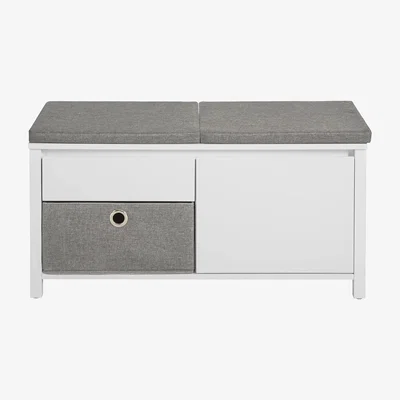 The Range Design Shoe Storage Bench - white