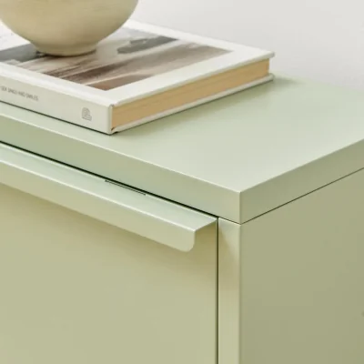 The Range Eira Metal Storage Shoe Cabinet - Green