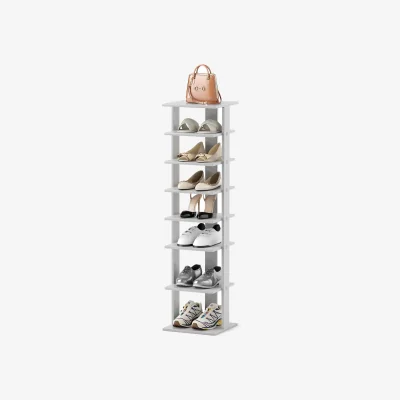 The Range 7-Tier Vertical Shoe Rack - Grey