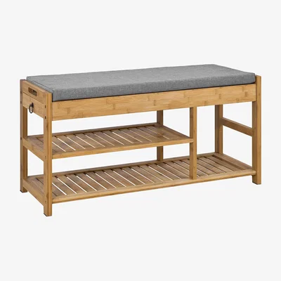 The Range SoBuy Hallway Bamboo Shoe Rack