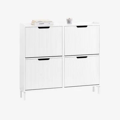 The Range Shoe Storage Organiser - White / 4