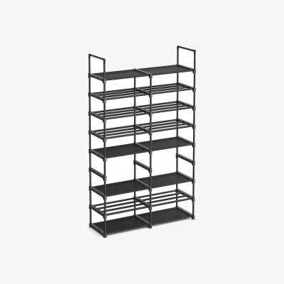 The Range SONGMICS Adjustable Shoe Rack, 8-Tier Shoe Storage Organiser - Black