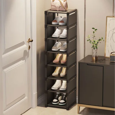 The Range Adjustable Shoe Storage Rack - black / 8