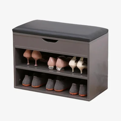 The Range Shoe Storage Bench 60CM - Grey
