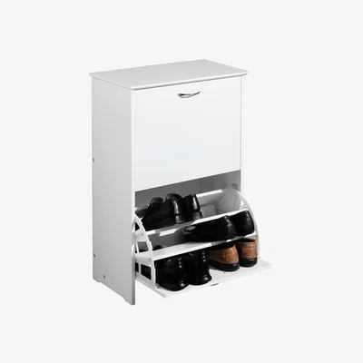 The Range Ryan White Pull Down Shoe Cupboard - White