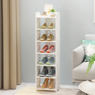 The Range Shoe Rack Storage Shelf Single Row - White / 3.6kg