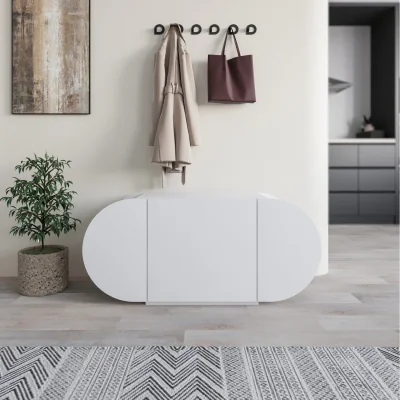 The Range Pozy Modern Shoe Storage Bench - White
