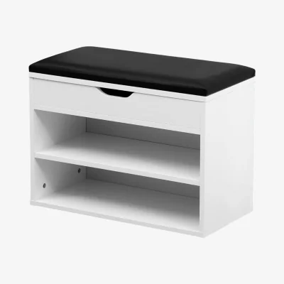 The Range Shoe Storage Bench 60CM - White