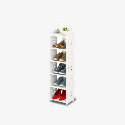 The Range Shoe Rack Storage - White / 6