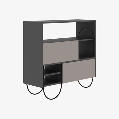 The Range Norfolk Shoe Rack - Anthracite