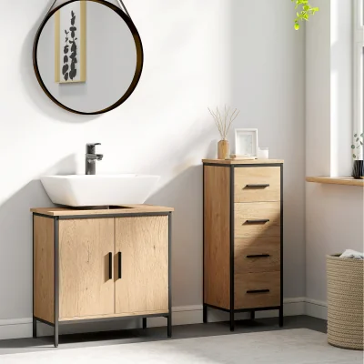 The Range HOMCOM Shoe Cabinet with 2 Flip Drawers and Adjustable Shelves - white