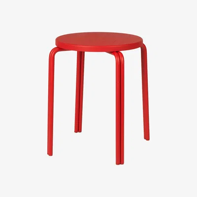 Amara Broste Copenhagen - Oda Iron Stool - Traffic Red