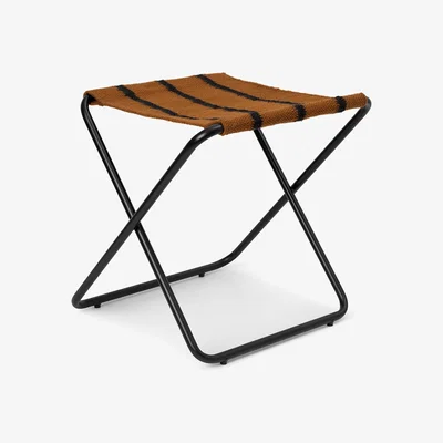 Amara ferm LIVING - Desert Stool - Black/Stripe
