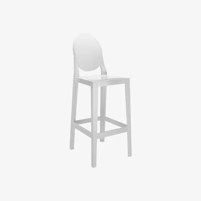Amara Kartell - One More Stool - White - 75cm