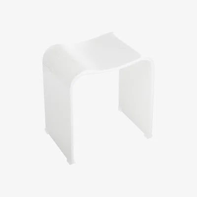 Amara Decor Walther - DW 80 Bathroom Stool - Acrylic White