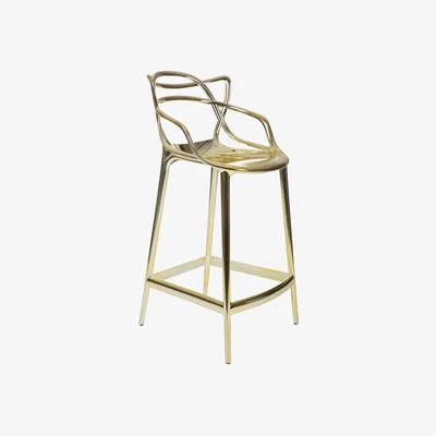 Amara Kartell - Masters Stool - Gold - 65cm