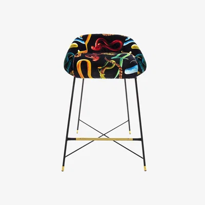Amara Seletti wears Toiletpaper - Toiletpaper High Stool - Snakes