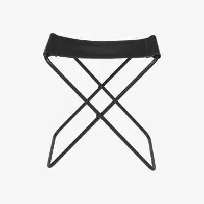 Amara BrosteCopenhagen Nola Stool - Leather/Iron - Black