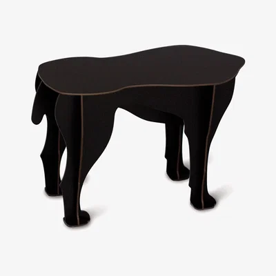 Amara ibride - Mobilier de Compagnie - Dog stool - Brushed Black