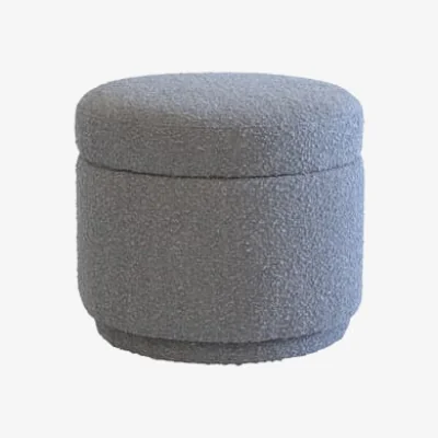 Andrew Martin Tondu Pebble, Stool - Andrew Martin Other Fabric