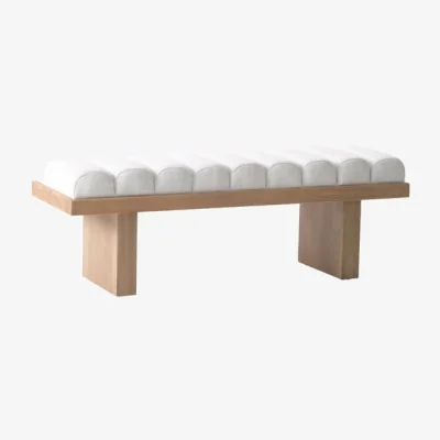 Andrew Martin Exeter, Stool, Light Neutral - Andrew Martin Other Fabric