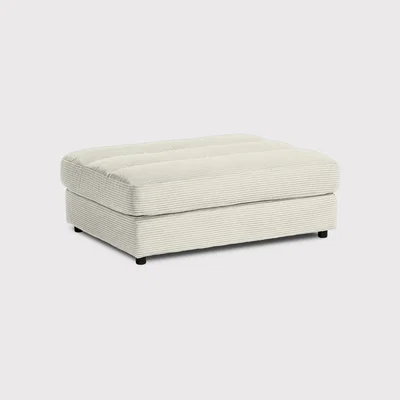 Barker and Stonehouse Twain Bench Stool 90x120cm, Grey Fabric | Barker & Stonehouse