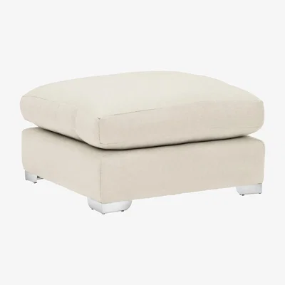 Barker and Stonehouse Floyd Combi Stool, White Fabric | Barker & Stonehouse