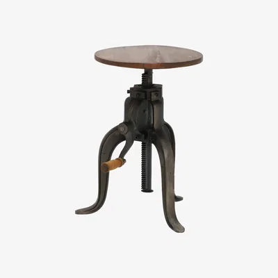 Barker and Stonehouse Little Tree Furniture Hyatt Jack Stool, Dark Finish