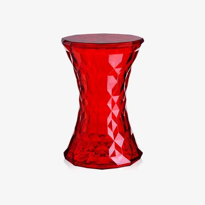 Barker and Stonehouse Kartell Stone Stool, Red | Barker & Stonehouse