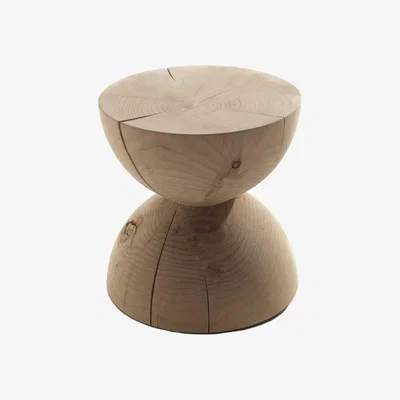 Barker and Stonehouse Riva 1920 Clessidra Wooden Stool, Mario Botta