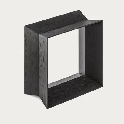 Bombinate.com Black Stained Matt Lacquer Oak Reflex Stool