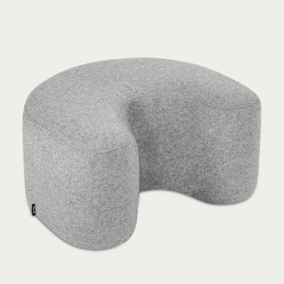 Bombinate.com Universal Grey Wool Ü Pouf