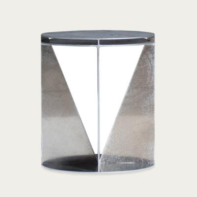 Bombinate.com White Velvet Crocodile Tai Stool